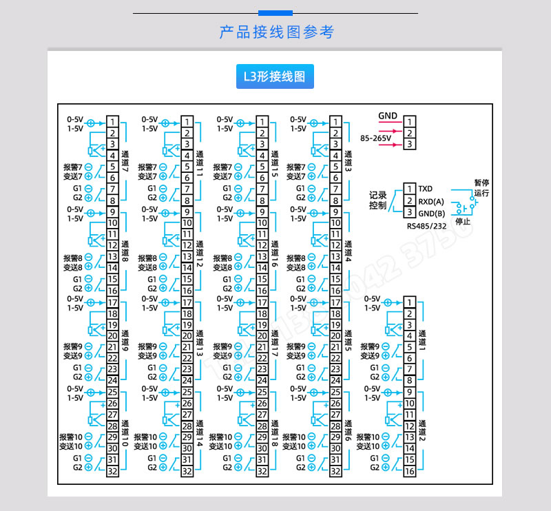 接線端子參考圖